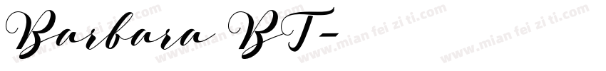 Barbara BT字体转换